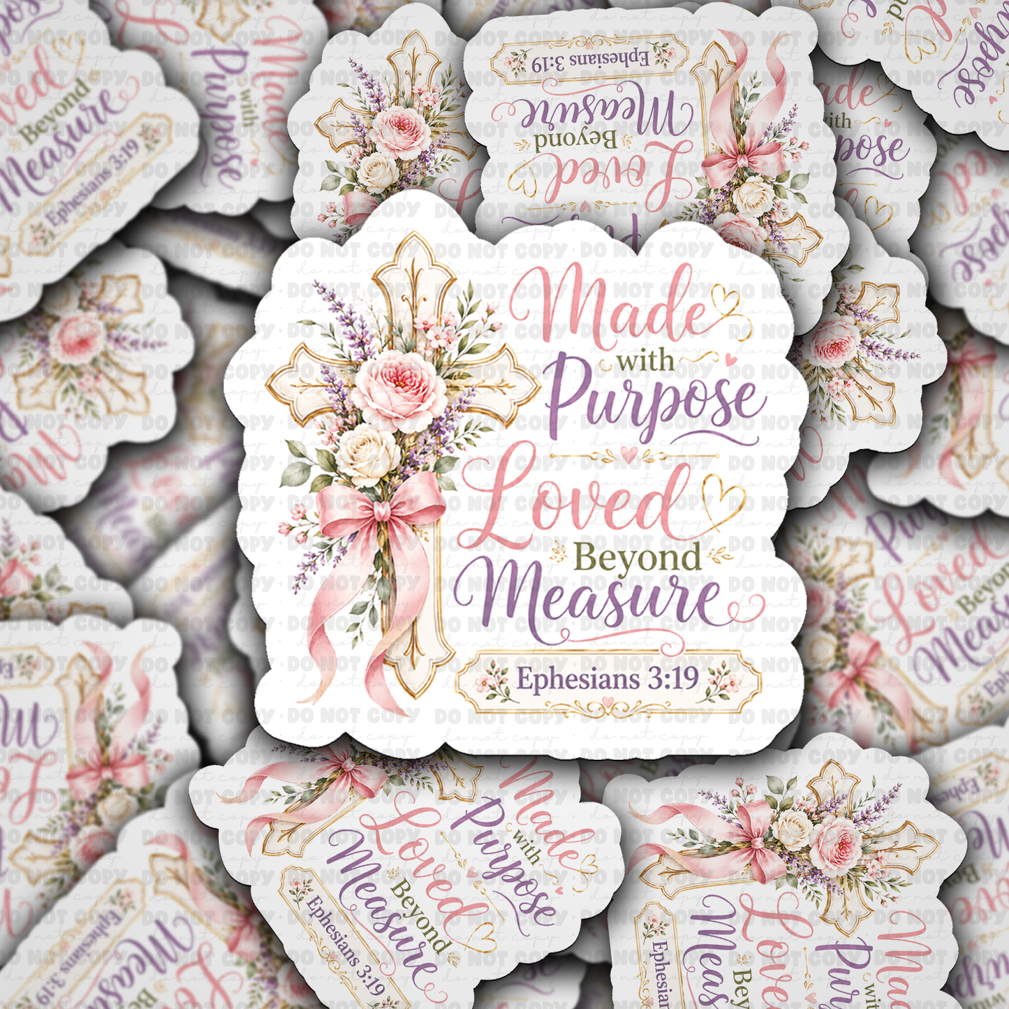 DS 3280 - Made with purpose Die Cut sticker