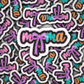 DS 3074 - Mama Bow Die Cut sticker