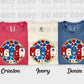 6013 - Mamaw floral 4th of July *DTF Transfer
