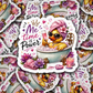 DS 3305 - Me time is power Die Cut sticker