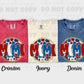 6004 - Mimi floral 4th of July *DTF Transfer