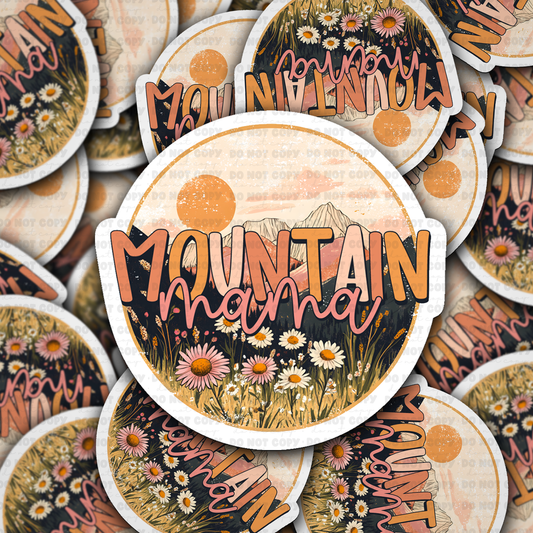 DS - 2659 Mountain mama Die Cut sticker