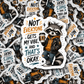 DS 3282 - My vibe raccoon Die Cut sticker