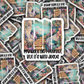 DC 1880 - My walk ain't perfect it's with Jesus Die Cut Sticker