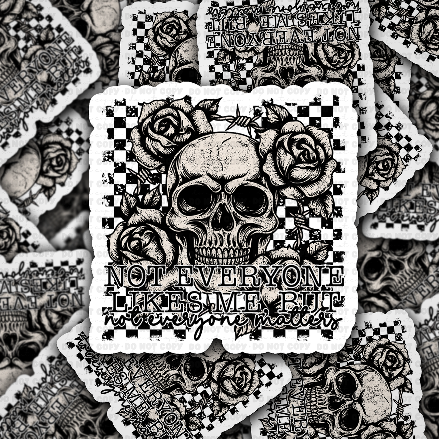 DS 3126 - Not Everyone Matters Die Cut sticker
