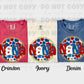 6014 - Nana floral 4th of July *DTF Transfer
