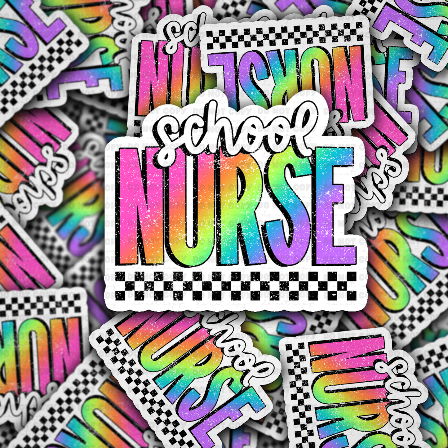 DS 2879 - School Nurse Die Cut sticker