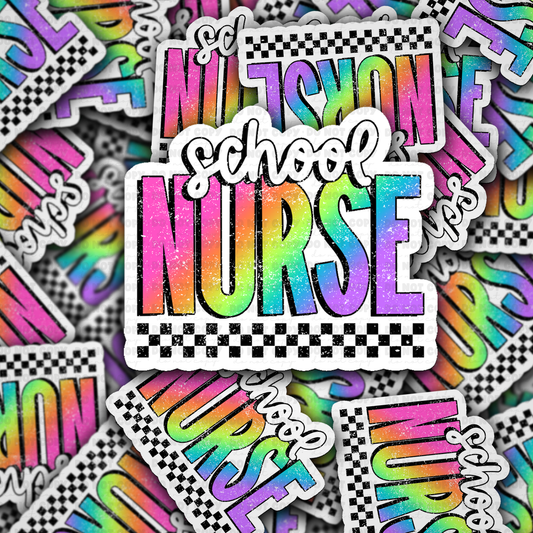 DS 2879 - School Nurse Die Cut sticker
