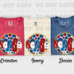 6015 - Nonna floral 4th of July *DTF Transfer