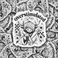 DS 3187 - Overstimulated Die Cut sticker