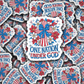 DC 1896 - One nation under God Die Cut Sticker