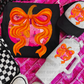 6514 - Pink and Orange pumpkin *DTF Transfer