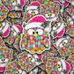 DC 2173 - Christmas Owl Die Cut Sticker
