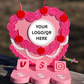 Custom Food Set 2 Social Media and Payment Stand - Tap to go to Business Info *Custom to fit your brand*