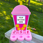 Custom Cup Social Media and Payment Stand - Tap to go to Business Info *Custom to fit your brand*