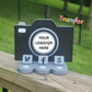 Custom Career Social Media and Payment Stand - Tap to go to Business Info *Custom to fit your brand*