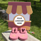 Custom Boutique Gift Social Media and Payment Stand - Tap to go to Business Info *Custom to fit your brand*
