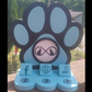 Paw print Social Media and Payment Stand - Tap to go to Business Info *Custom to fit your brand*