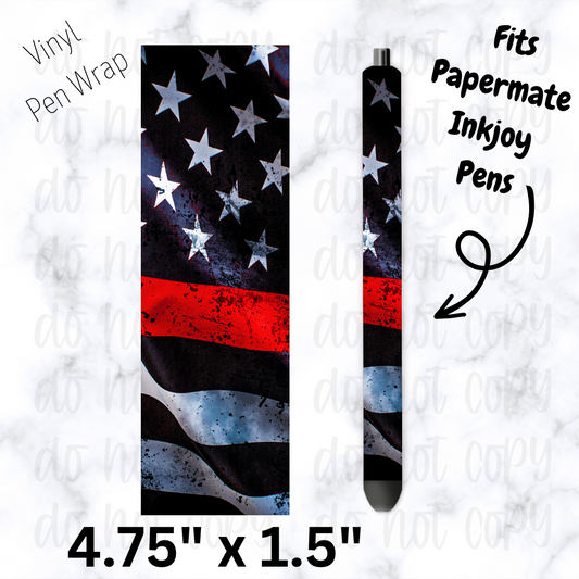 Firefighter pen wrap