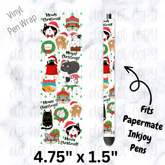 pw171 Christmas Pets Pen Wrap