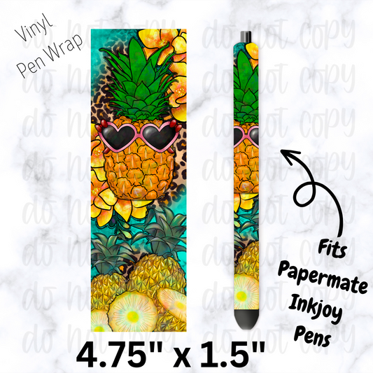 pw191 Summer Pineapple Pen Wrap