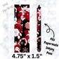 pw194 Black and Red Christmas Pen Wrap