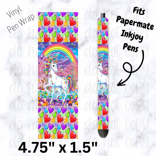 Unicorn Rainbow Pen Wrap