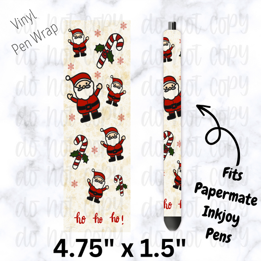 pw211 Ho Ho Ho  Pen Wrap