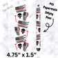 Firefighter skull flag pen wrap