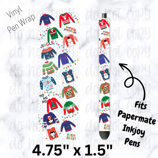 pw234 Ugly sweaters Pen Wrap