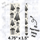pw232 Grey Christmas Pen Wrap