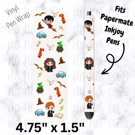 pw237HP Friends Doodles Pen Wrap