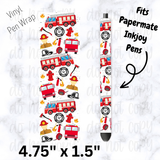 Firefighter pen wrap