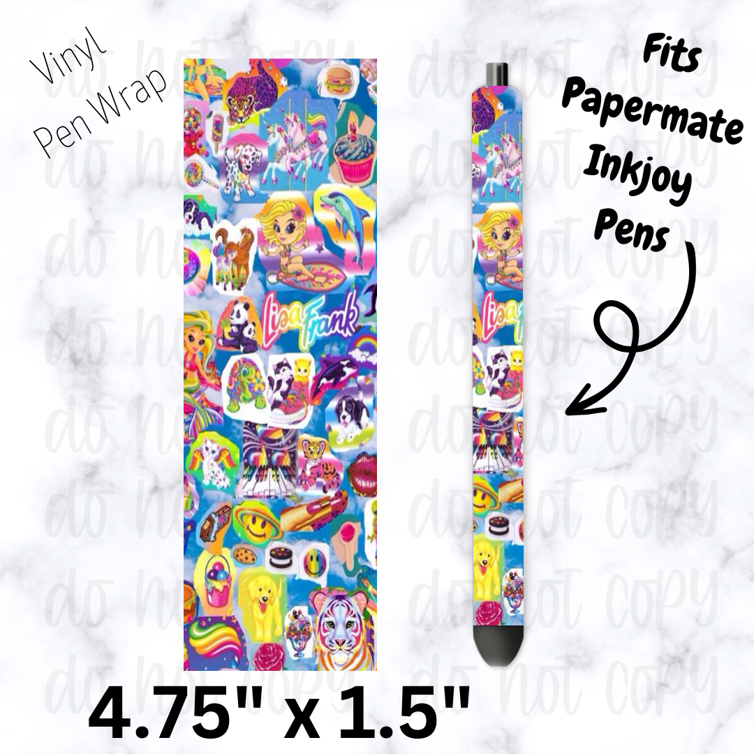 pw242 LF Stickers Pen Wrap