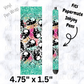 Teal skull pen wrap