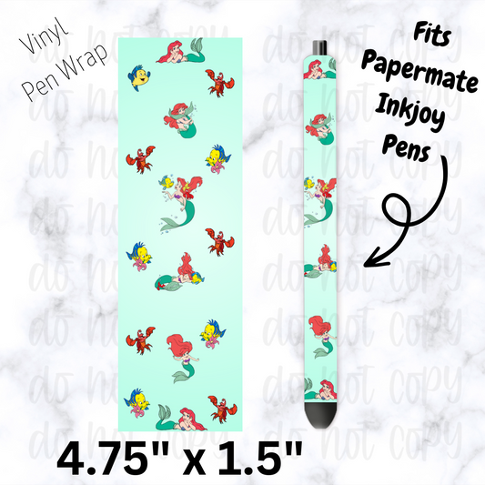 Mermaid Pen Wrap