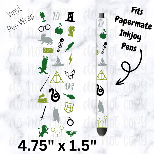 Green House Pen Wrap