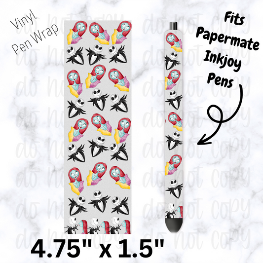 Nightmare couple Pen Wrap