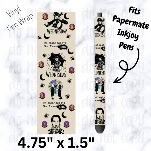 Wednesday Doodles Pen Wrap