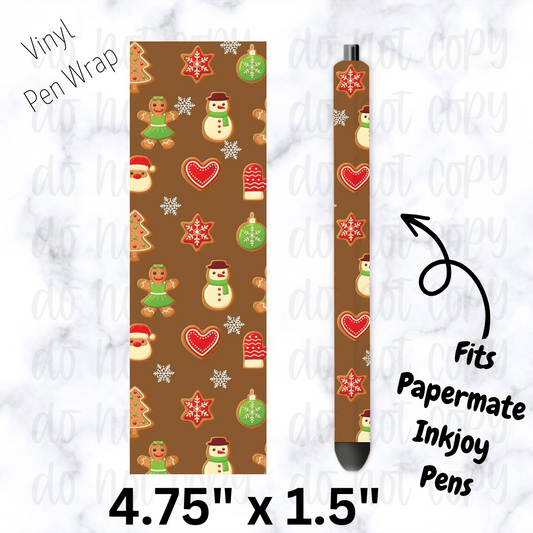 Gingerbread Girl  Pen Wrap