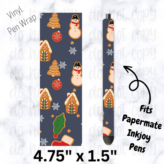 Christmas Cookies  Pen Wrap
