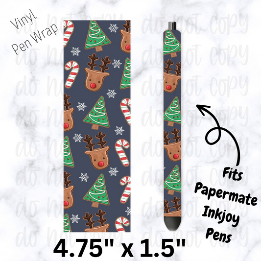 Reindeer Cookies  Pen Wrap