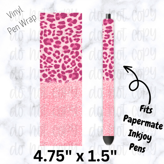 pw258 pink leopard Wrap