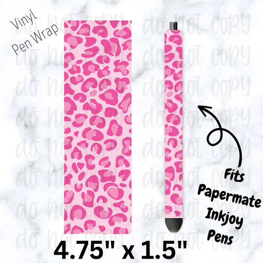 pw259 leopard pink Wrap