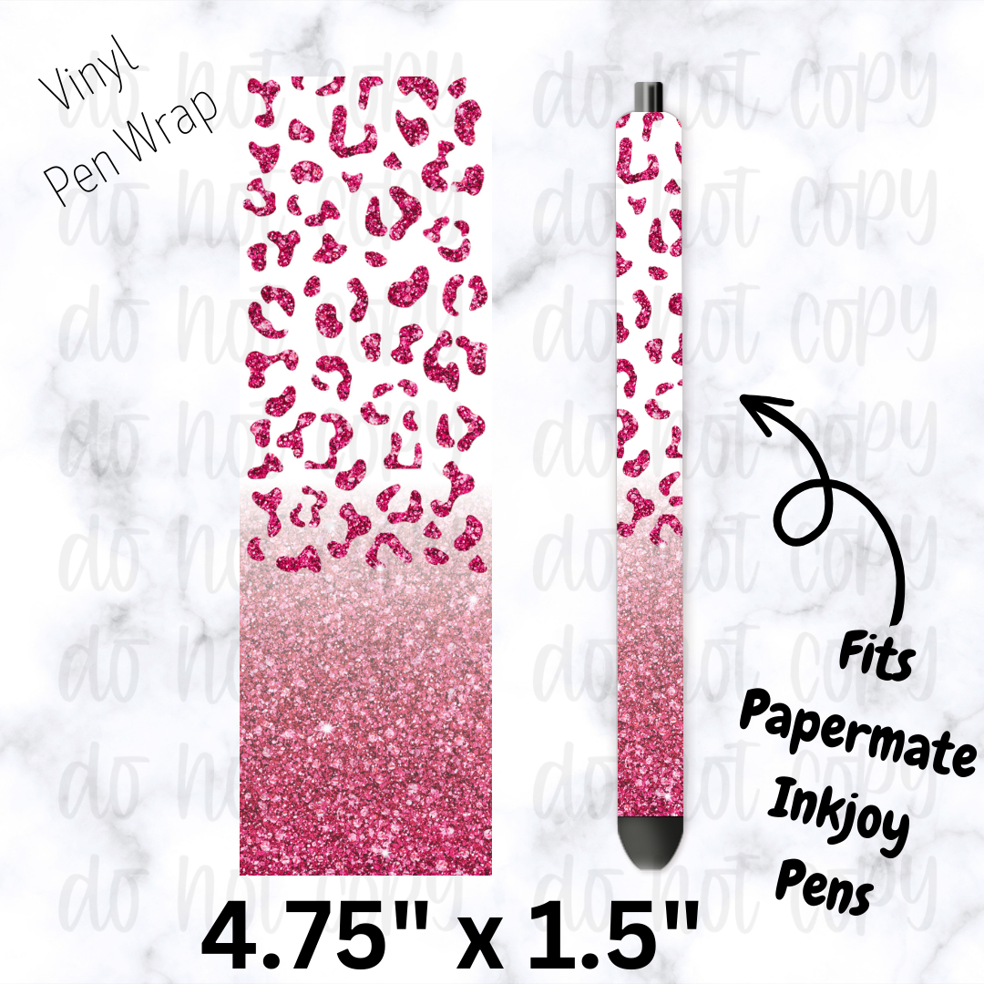 pw263 Hot pink leopard Wrap
