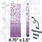 pw264 Purple leopard Wrap