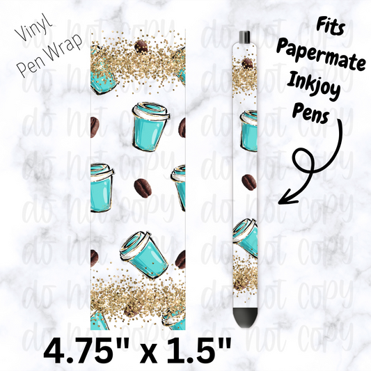 Coffee Color Pen Wrap