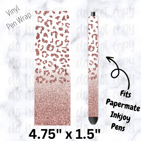 pw265 light pink leopard Wrap