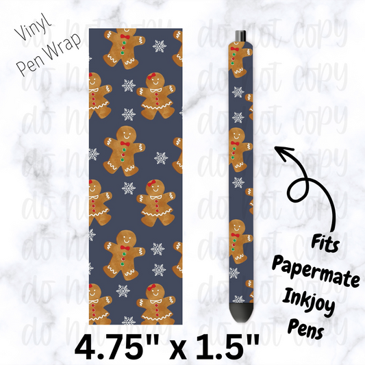 Gingerbread Pen Wrap