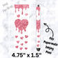 pw269 Heart drip Pen Wrap
